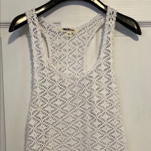 White crochet cover-up dress size S